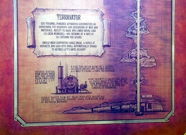 18. マグマサンクタムツアー　テラベーター案内図（下）©Disney