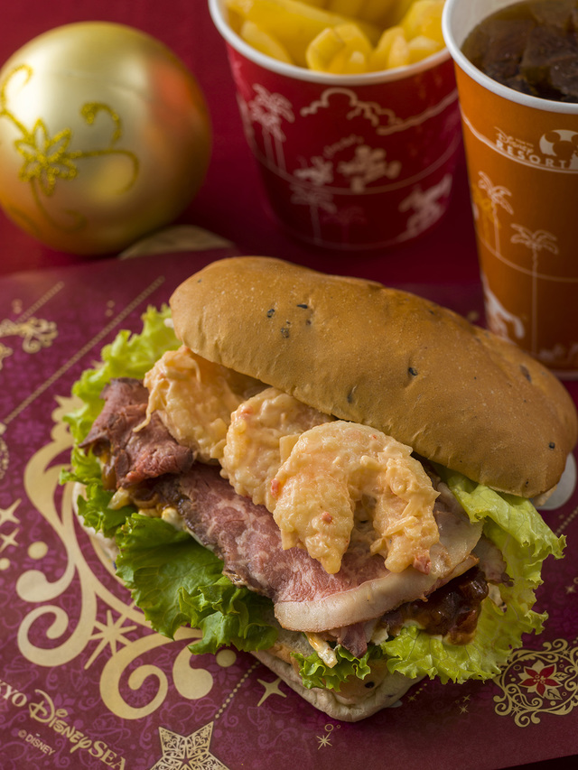 スペシャルセット 1,240円｜東京ディズニーシー「ドックサイドダイナー」｜東京ディズニーリゾート「ディズニー・クリスマス」2019スペシャルメニュー