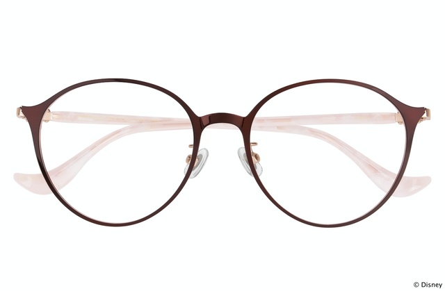 ZA222005_43E1(ブラウン)|『おしゃれキャット』 マリー|13,300円(税込・セットレンズ代込)|ディズニー コレクション created by Zoff “FURRY series”