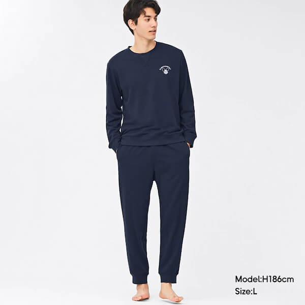 ソフトスウェットセット(長袖&ロングパンツ) Disney ¥2,990｜GU「ミッキーマウス」コレクション