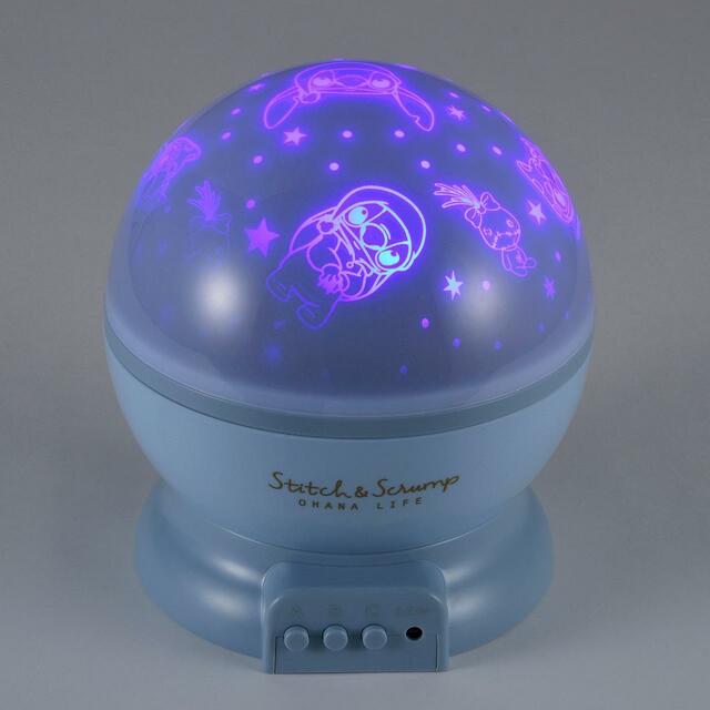 スティッチ&スクランプ ルームプロジェクター Disney Stitch&Scramp OHANA LIFE 4,400円