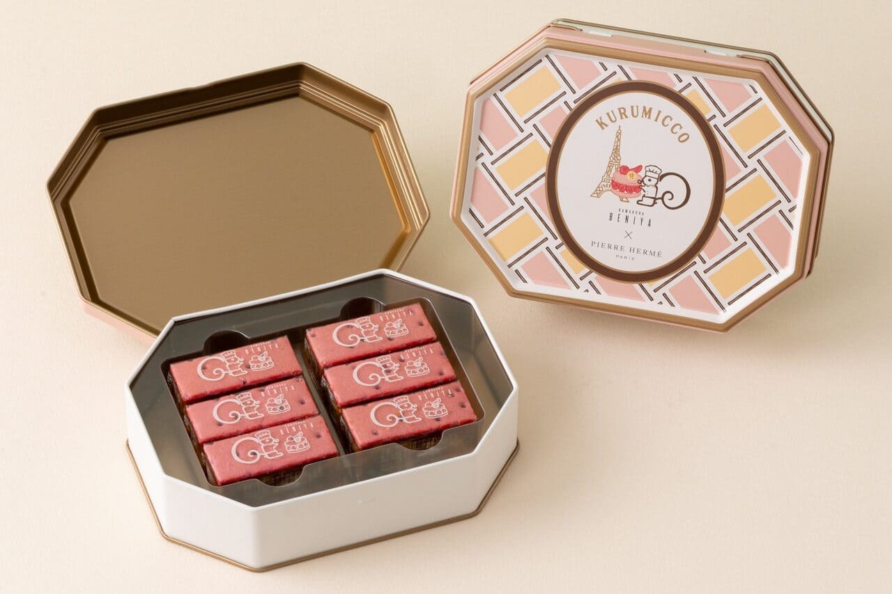 ✴️ミミ✴️ピエール・エルメ　ミニコレクション クルミッ子×ピエール・エルメが限定コラボ！宝石箱のような缶が