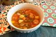 手作りのミネストローネ