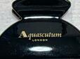 「Aquascutum」のゴールドロゴプリントが映える！