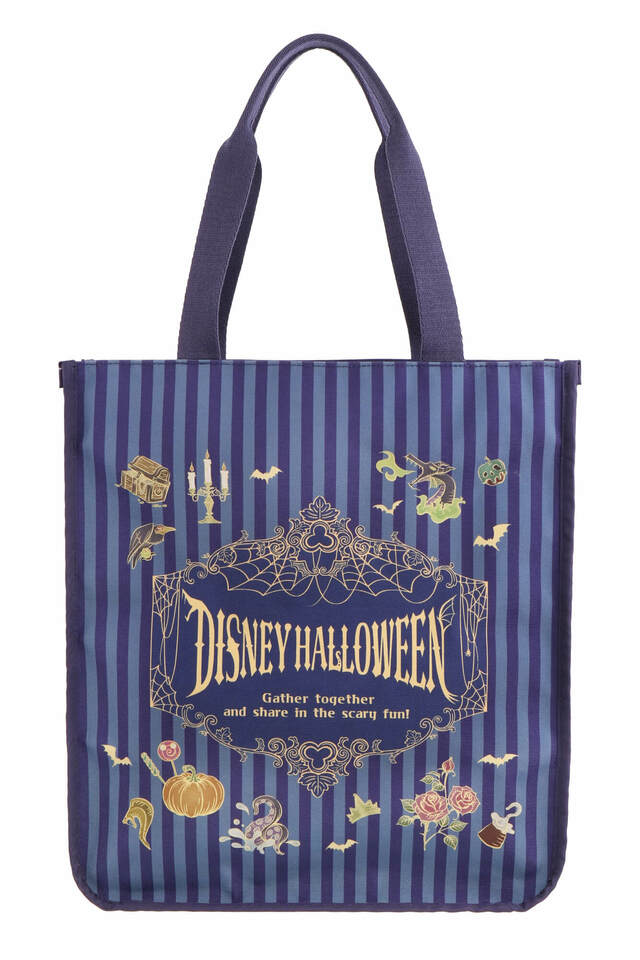 トートバッグ 4,900円｜東京ディズニーリゾート「ディズニー・ハロウィーン」スペシャルグッズ｜販売店舗：東京ディズニーランド「ディズニー＆カンパニー」｜発売日：2024年9月30日（月）