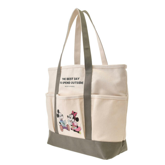ミッキー&ミニー トートバッグ SPRING PICNIC 5,000円