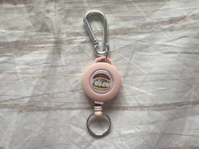 mofusand カラビナ付きリールキーホルダー/税込110円