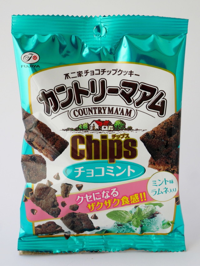「カントリーマアムチップス　チョコミント」（不二家）108円（税込）