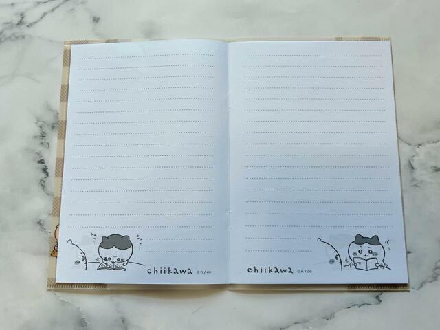 ノートは罫線入り！