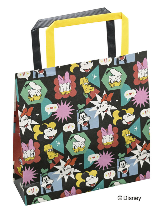 「<ディズニー>ハピネスバッグ」<価格:650円(税込702円)>【【銀座コージーコーナー】手土産に最適!ミッキー&フレンズデザインの焼菓子ギフト「<ディズニー>ハピネスバッグ」】