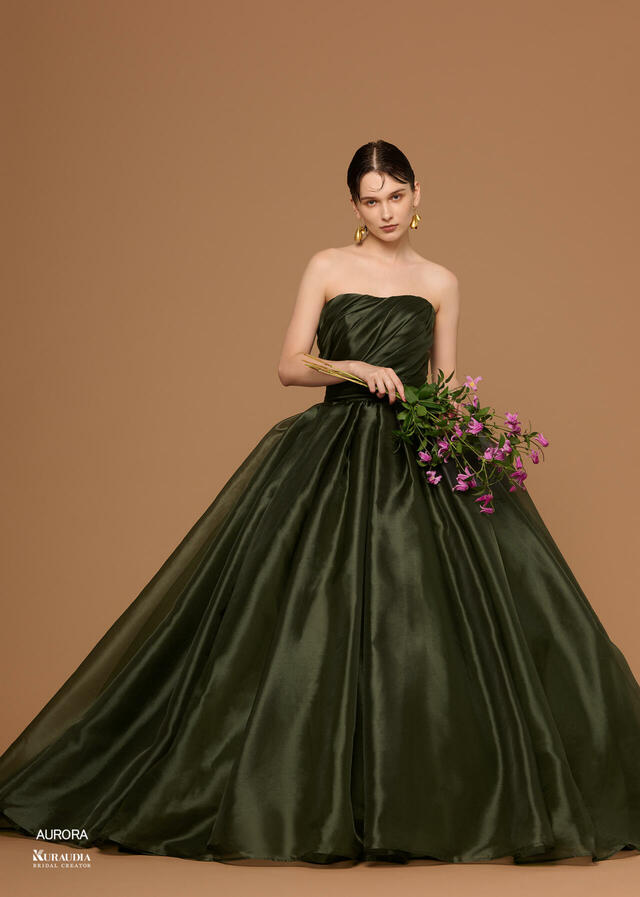 「Irida maison（イリーダメゾン）」新作ウェディングドレス　IM-0039_Khaki