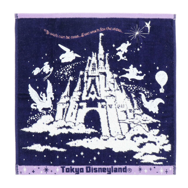 ウォッシュタオル 950円|東京ディズニーランド新ナイトタイムエンターテイメント「Reach for the Stars」グッズ|販売店舗:東京ディズニーランド「グランドエンポーリアム」|発売日:2024年9月19日(木)