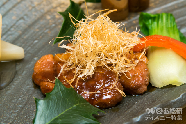 合鴨の鍬焼き|“クリスマス・ファンタジー”ゆうがお 10,000円|ディズニーアンバサダーホテル「花 Hana」