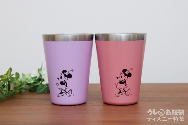 ミニーのデザインはピンク&パープル