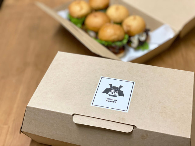 テイクアウトボックスも可愛い