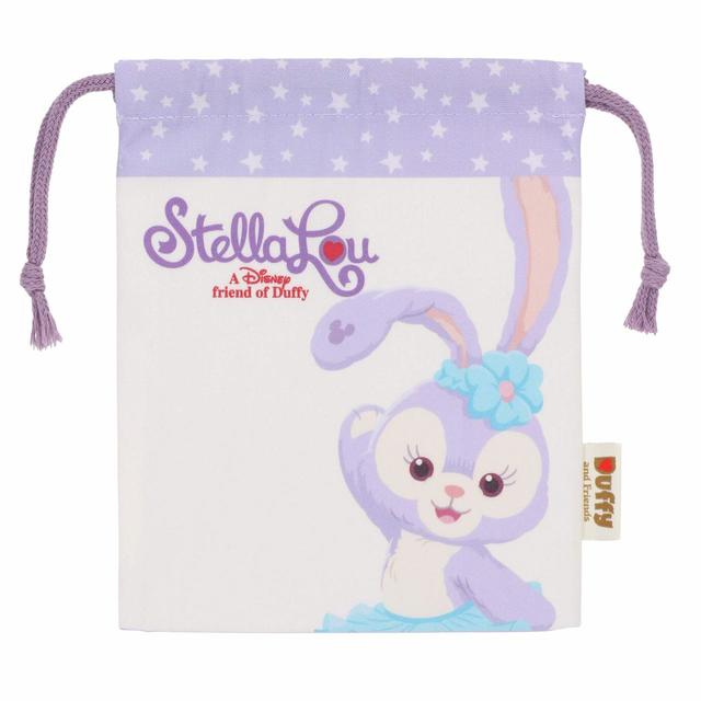 ステラ・ルー きんちゃく 850円｜サイズ：縦約17×横約14×マチ約4cm｜販売店舗：東京ディズニーシー「マクダックス・デパートメントストア」｜販売日：2022年11月29日(火)