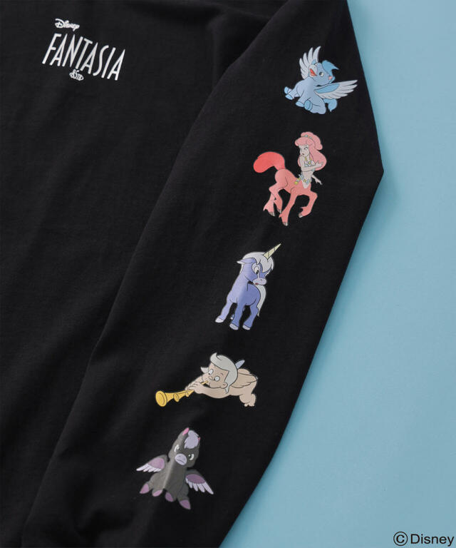 DISNEY FANTASIA/SLEEVE PRINT TOP　¥8,910