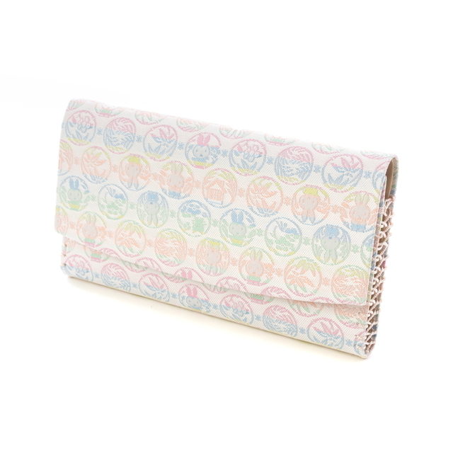 懐紙入(かいしいれ)まんまるミッフィー(ホワイト)【TATSUMURA × miffy】