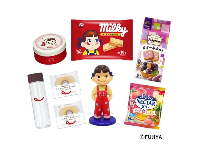 【不二家「Smile Switch Festa 2025 in GINZA」】「＜銀座三越限定＞ペコちゃん75th Happy Bag（竹）」3,630円　※三越伊勢丹オンライン限定で販売