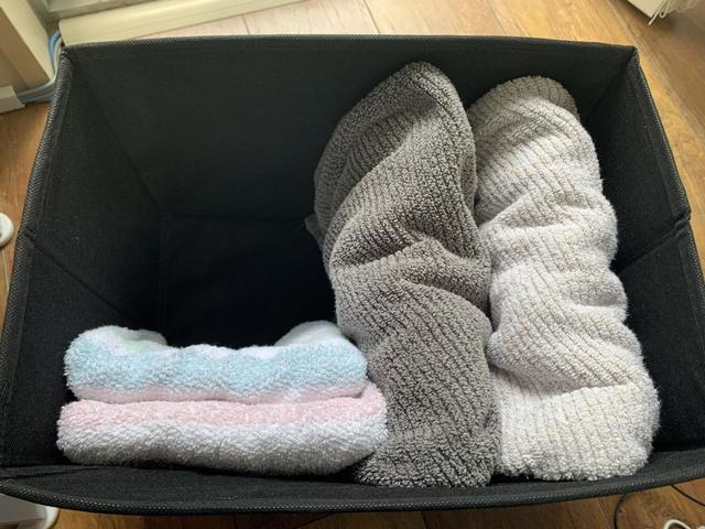 「蓋付不織布インナーBOXブラック」幅380×奥250×高250mmと大容量