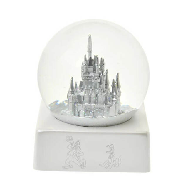 ミッキー＆フレンズ スノードーム 城 The Disney100 Platinum Celebration Collection 5,500円