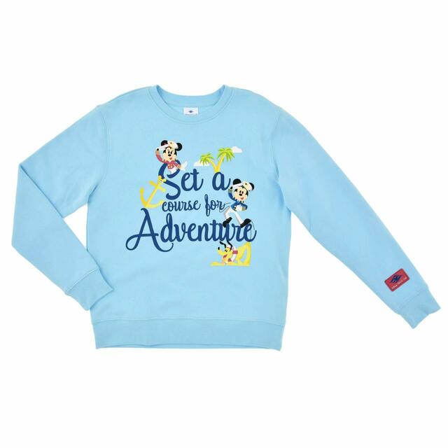 ミッキー、ミニー、プルート 長袖トレーナー ブルー M L Disney Cruise Line 6,270円