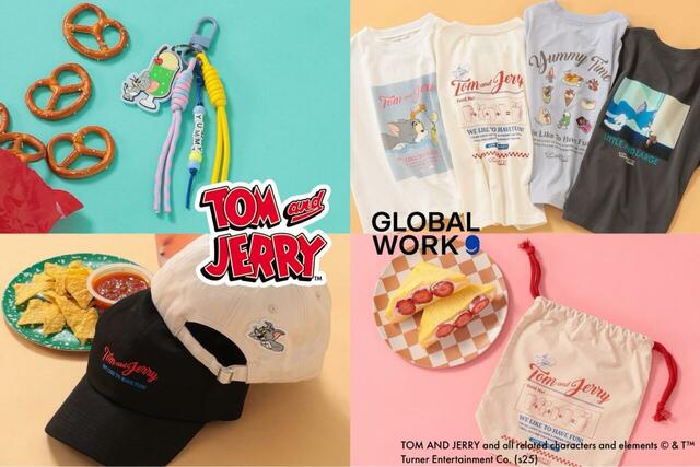 【GLOBAL WORK KIDS×トムとジェリー】7月10日（木）より公式WEBストアで予約開始。7月18日（金）発売です