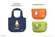 【ミッフィー×TO&FRO】「【miffy×TO&FRO】PACKABLE TOTE BAG AIR Ssize」6,930円(全2色 サイズ:28×31×10cm)、「【miffy×TO&FRO】ORGANIZER AIR XSsize」3,960円(全5色 サイズ:18.5×13×5cm)