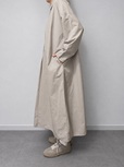 【無印良品 まっすぐ仕立てたシャツワンピース】便利なポケットも付いています