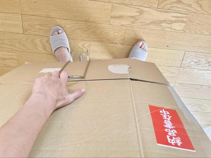 ニトリ の ダンボールストッカー に感動 地味にキツい 作業から解放され 収納が生まれ変わった 2 2 ハピママ