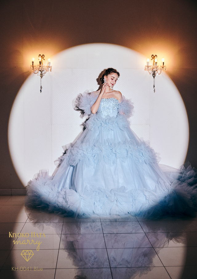 KIYOKO HATA（キヨコハタ）×marry（マリー）新作ウェディングドレス　KH-0041_Blue