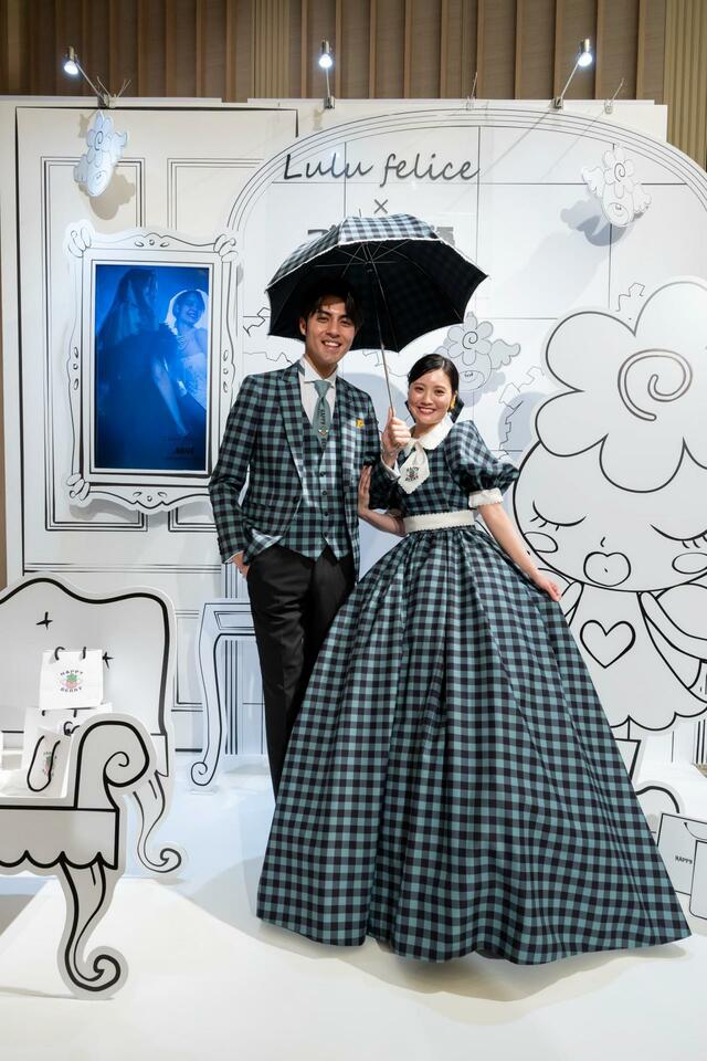 「Lulu felice×ご近所物語」新作ウェディングドレス　LU-1008_Green LU-2008_Green