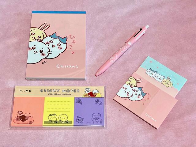 【ファッションセンターしまむら】しまむらでお得に買えちゃう！ちいかわの文房具