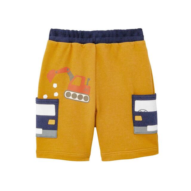 はたらくのりもの　遊べるハーフ丈パンツ 【ベビー服】｜￥1,490 （税込）