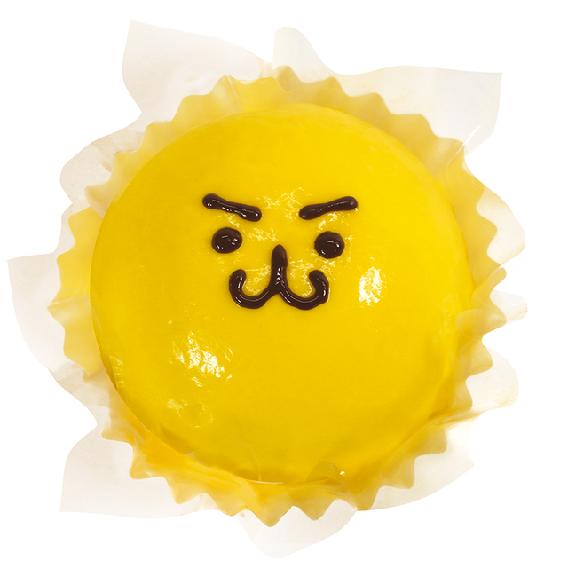 「えもじの子(コラボ) キリ眉ケーキ」各税込637円【不二家×「えもじの子(仮)」コラボレーション商品】