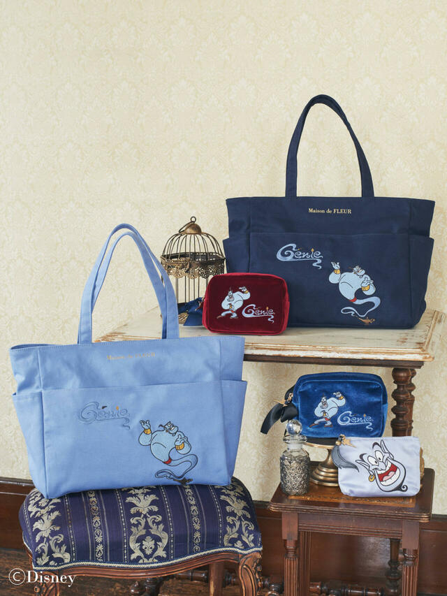 Aladdin/トートバッグ 8,000円、ポーチ4,700円 、スクエアポーチ 5,500円