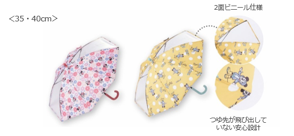 フチまる傘 ディズニー|税込 2,178円 ※6/14(金)発売予定