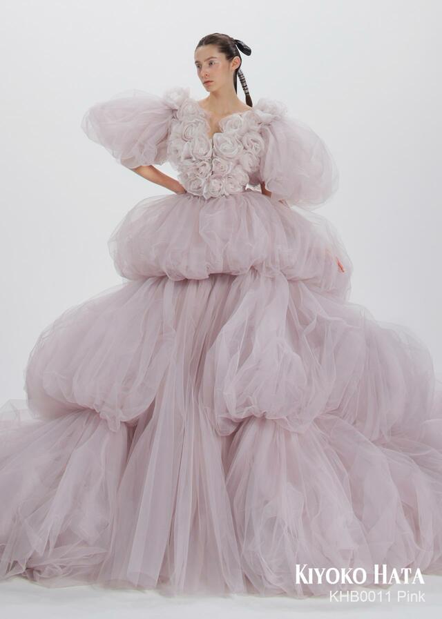 「KIYOKO HATA」新作ウェディングドレス KHB0011_Pink