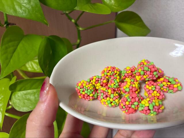 【100均ダイソーの楽しいお菓子コーナー3種】ザクザクよグミのモチモチが相性抜群◎