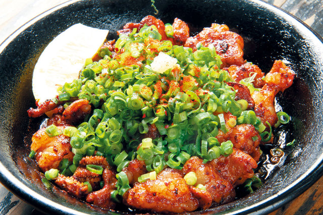 もつ鍋 みやわき（北浜）  にわか焼き　1080円