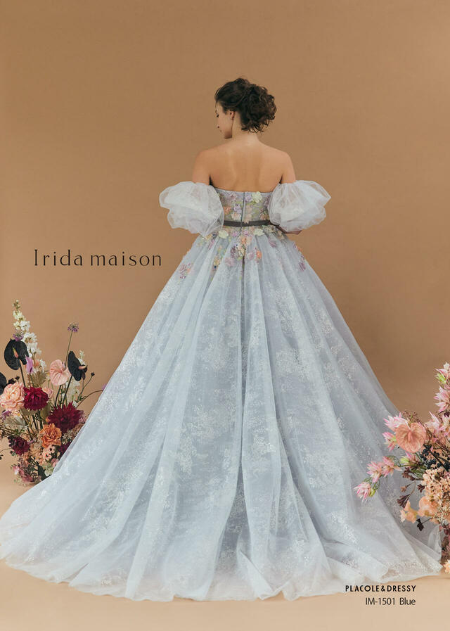 KURAUDIA × PLACOLE & DRESSY（クラウディア×プラコレ）新作ウェディングドレス｜IM-1501_Blue