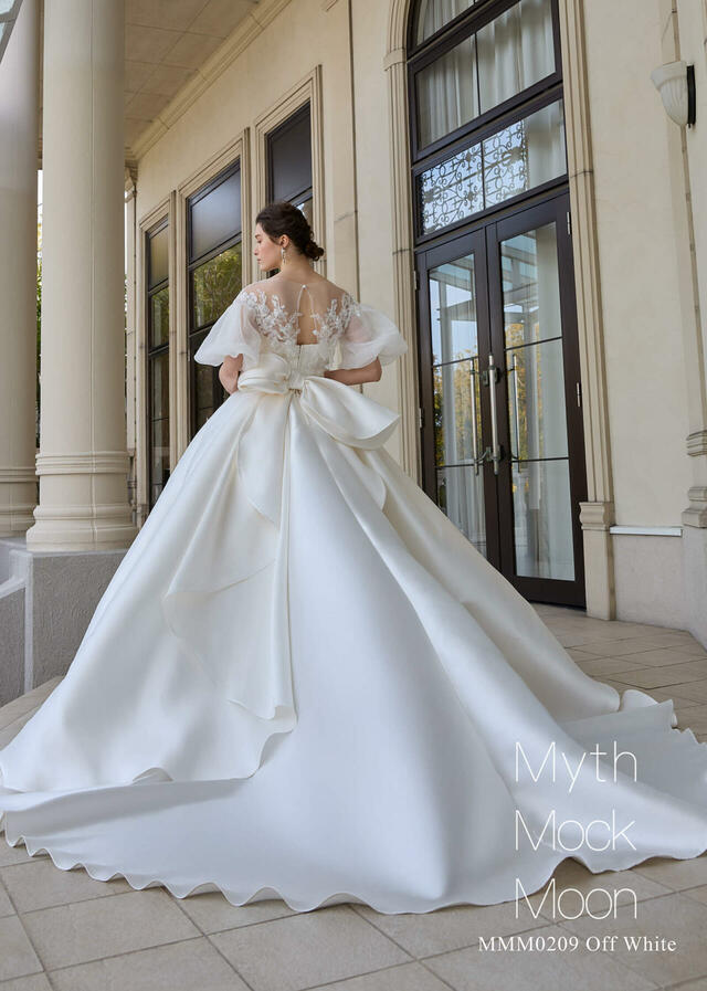 【クラウディア】Myth Mock Moon(ミスモックムーン)新作ウェディングドレス｜MMM0209_OffWhite