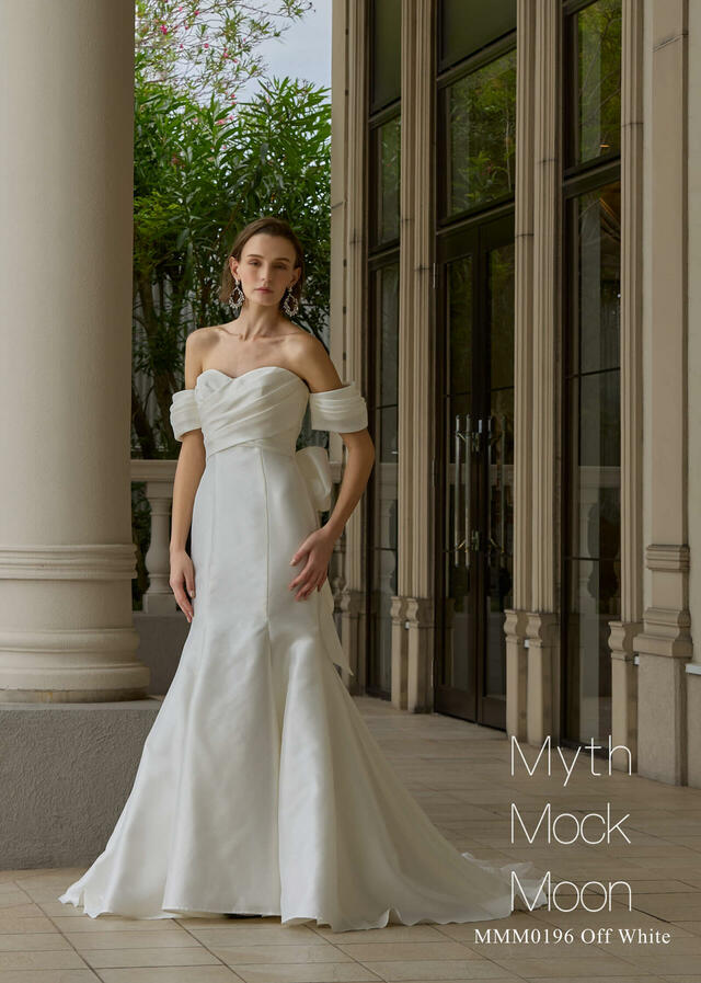 クラウディア「Myth Mock Moon（ミスモックムーン）」新作ウェディングドレス　MMM0196_Off White
