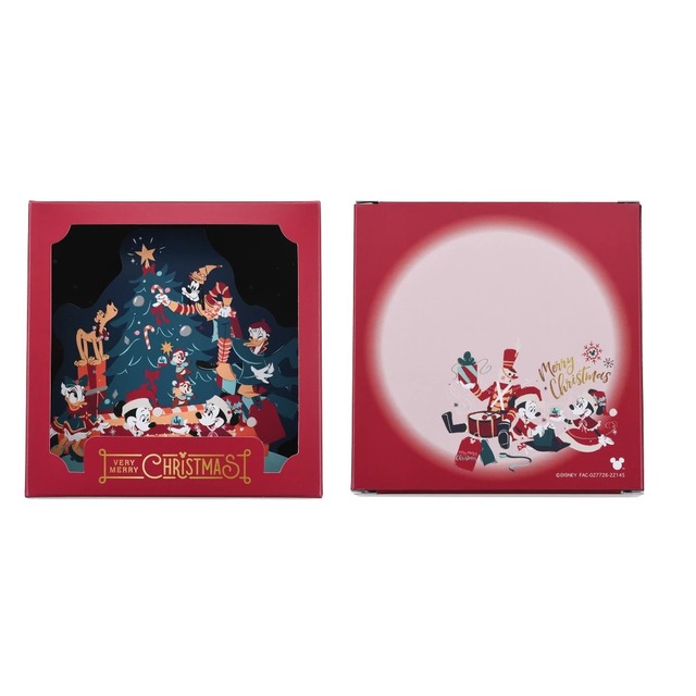 ミッキー＆フレンズ グリーティングカード ボックスタイプ DISNEY CHRISTMAS 2022 1,320円