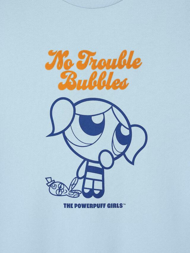 スウェットプルオーバー ¥2,990|GU「パワーパフ ガールズ」コレクション