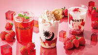 「【プロント】いちごの新作ドリンク」＜期間：2025年4月8日～6月9日＞【【プロント】いちごの新作ドリンク「つぶつぶいちごパフェラテ」＆「つぶつぶいちごのアールグレイティーソーダ」販売決定！】