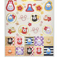 ミッキー&フレンズ シール・ステッカー 和紙風 Sticker Collection NEW YEAR 2025 350円