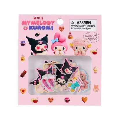 マイメロ クロミシール・缶バッジ・ポーチ・アクリルチャームの8点