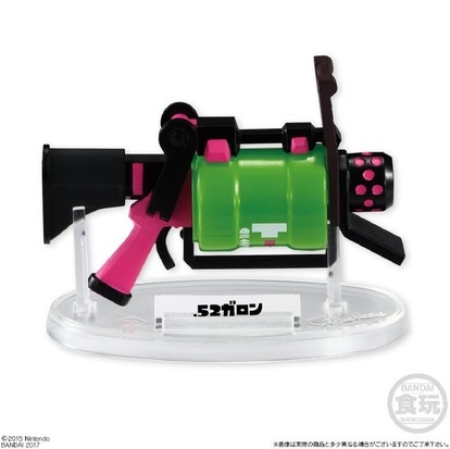 スプラトゥーン』ブキ8種が手のひらサイズで立体化、食玩シリーズ