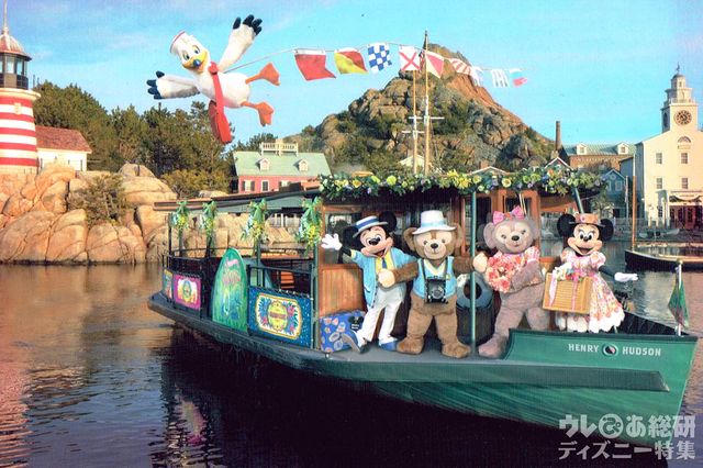 「ミッキーとダッフィーのスプリングヴォヤッジ」ポストカード